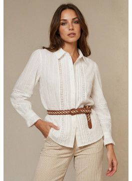 CHEMISE - LUCA - OFF WHITE - Un Jour Ailleurs