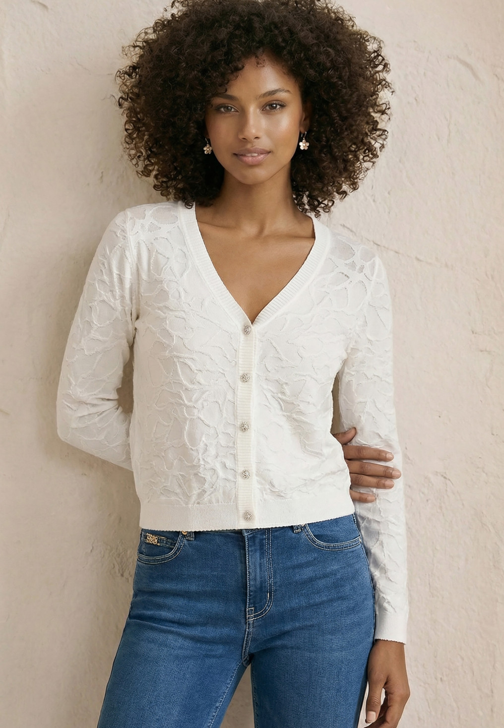 GILET - LIDA - BLANC - Un Jour Ailleurs