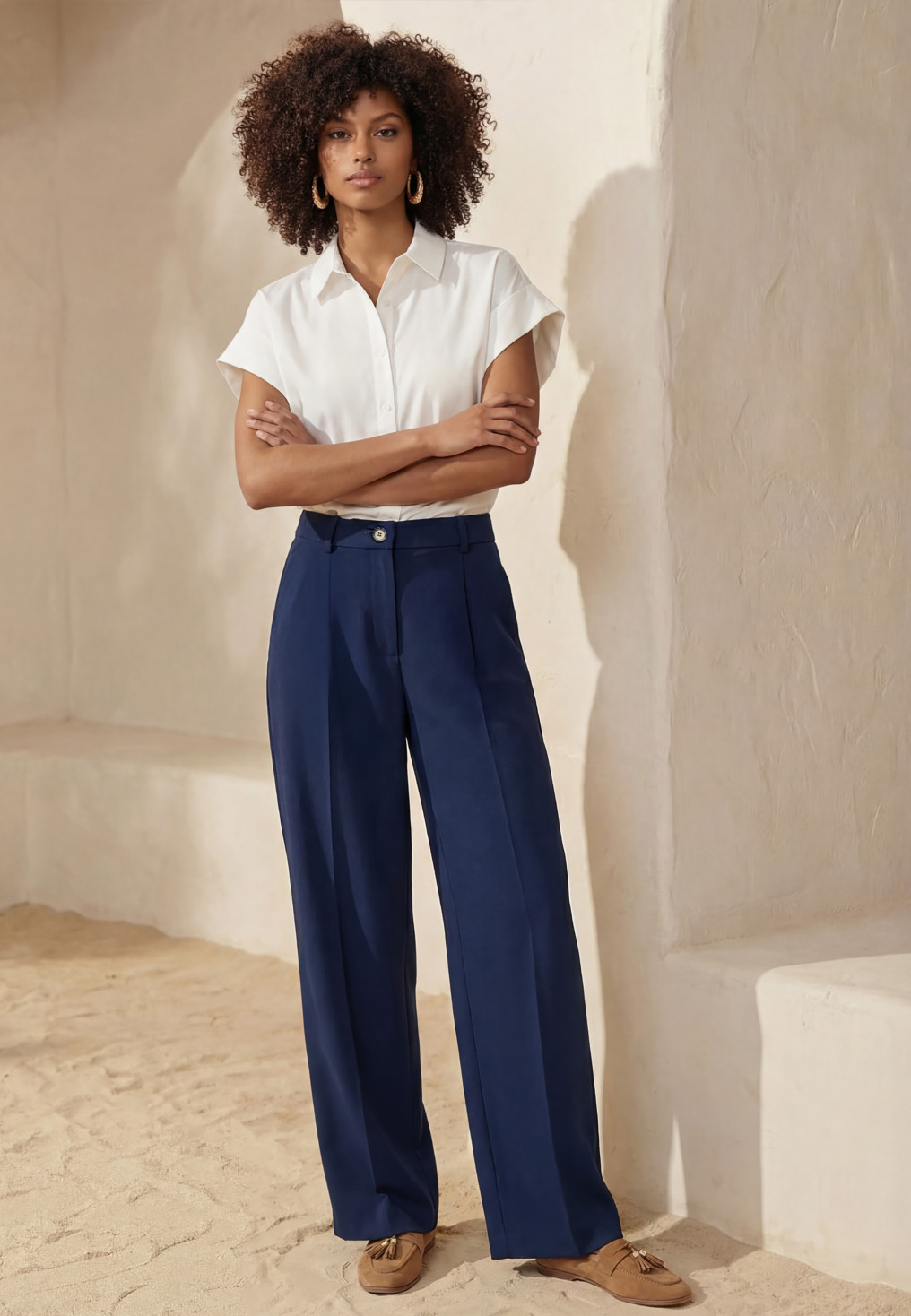 PANTALON LONG - LAURANE -...