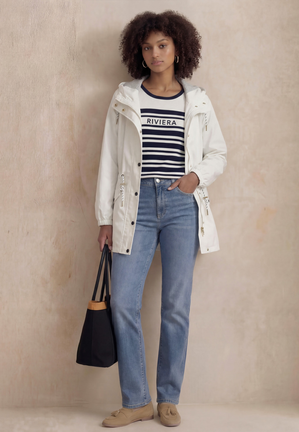 PARKA - LATOYA - OFF WHITE