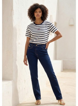 JEANS DROIT - LEONCE - BRUT - Un Jour Ailleurs