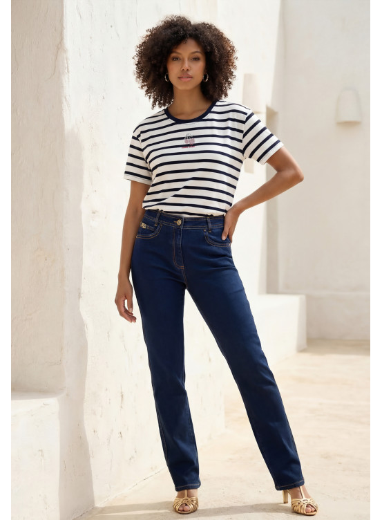 JEANS DROIT - LEONCE - BRUT - Un Jour Ailleurs