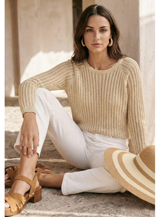 PULL - LANELA - SABLE - Un Jour Ailleurs