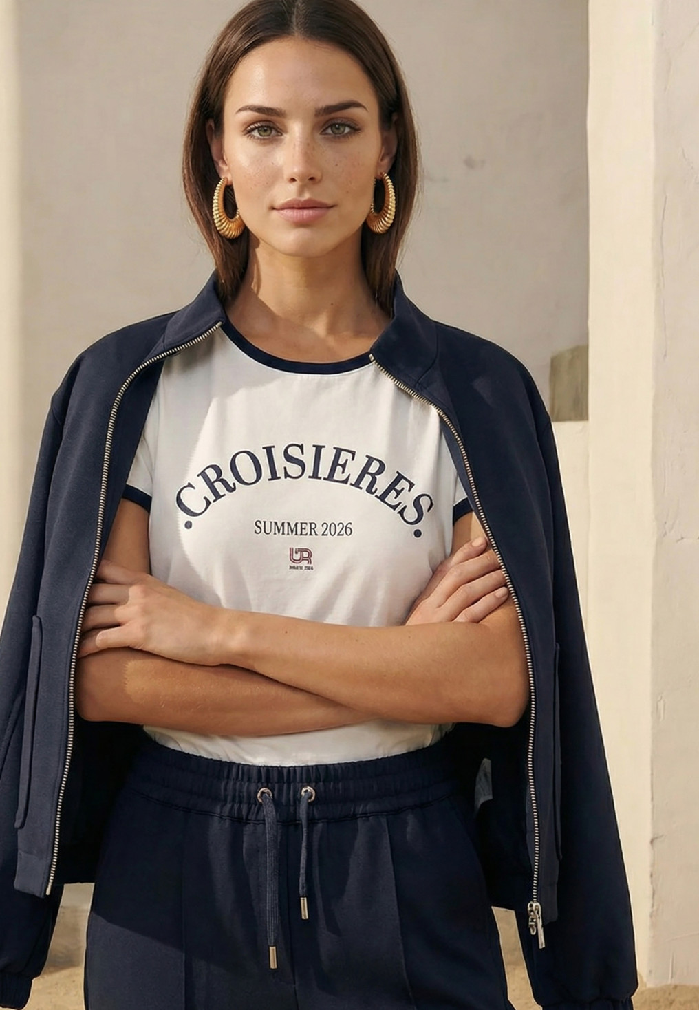 T-SHIRT - LOGO - OFF WHITE - Un Jour Ailleurs