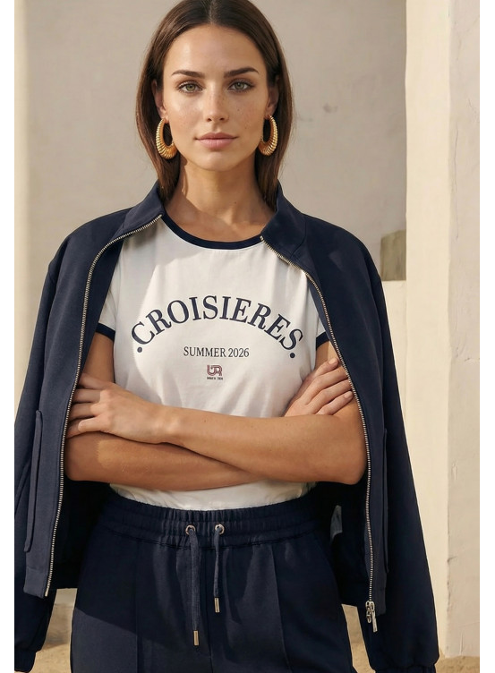 T-SHIRT - LOGO - OFF WHITE - Un Jour Ailleurs