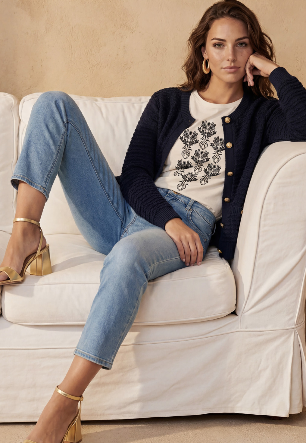 T-SHIRT - LIKANI - OFF WHITE - Un Jour Ailleurs