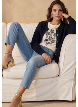 T-SHIRT - LIKANI - OFF WHITE - Un Jour Ailleurs