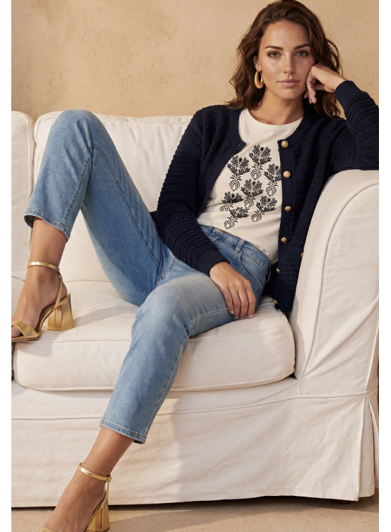 T-SHIRT - LIKANI - OFF WHITE - Un Jour Ailleurs