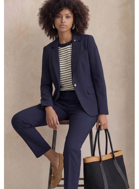 VESTE - LAURANE - MARINE - Un Jour Ailleurs