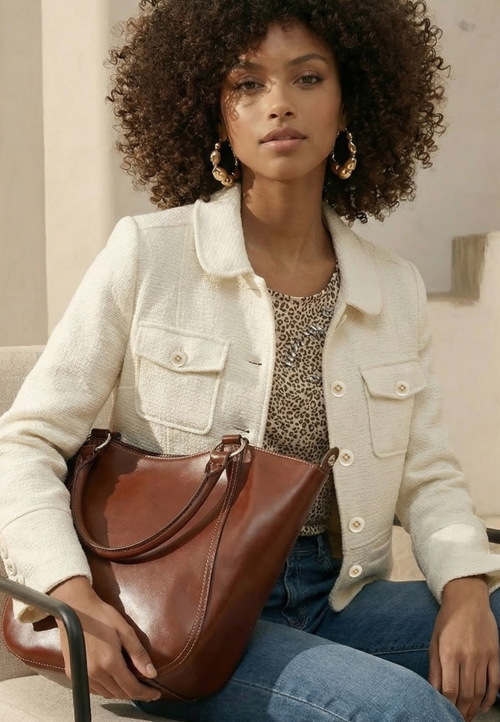 VESTE - LILITH - OFF WHITE