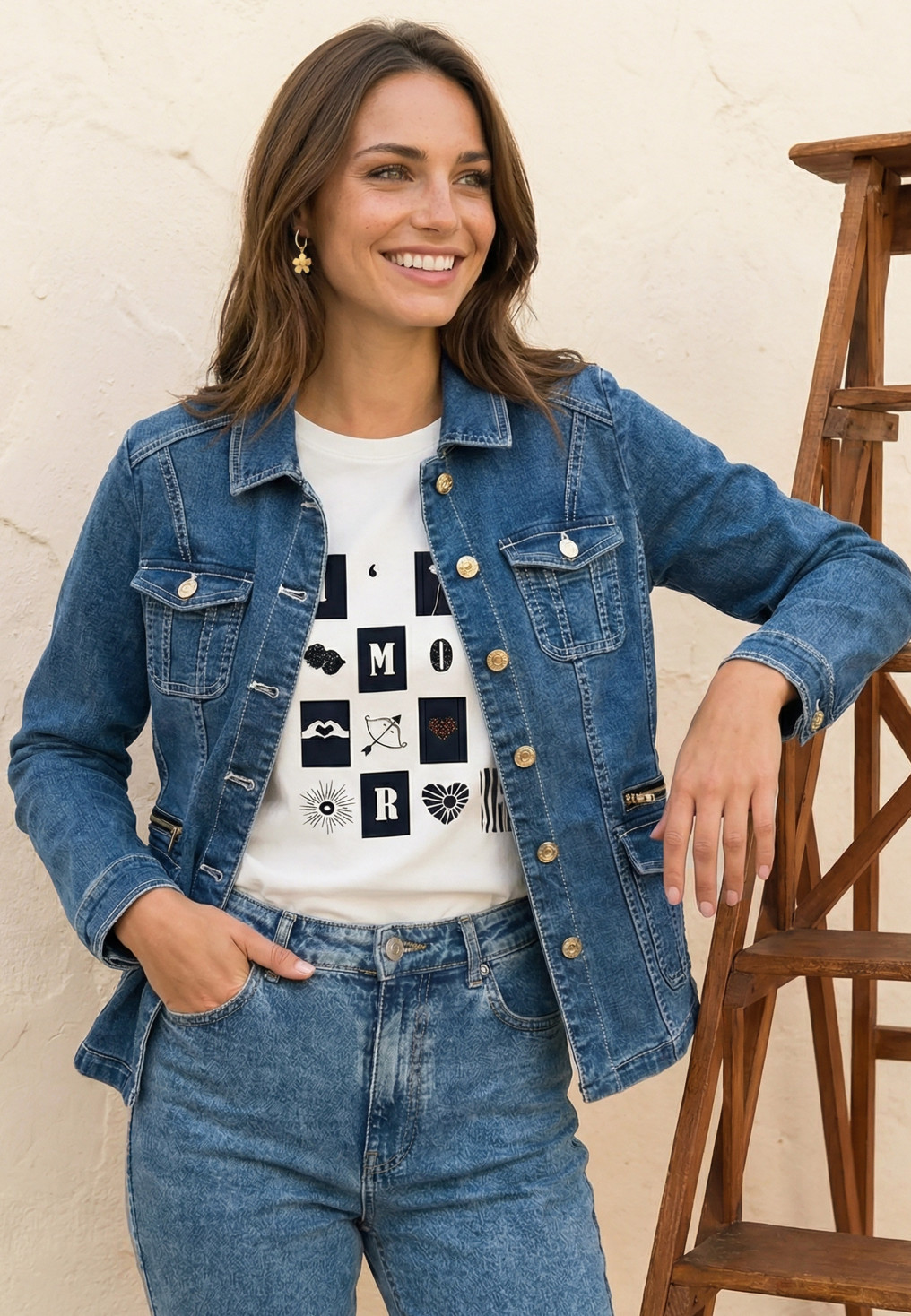 VESTE EN JEAN - LUCIANO -...