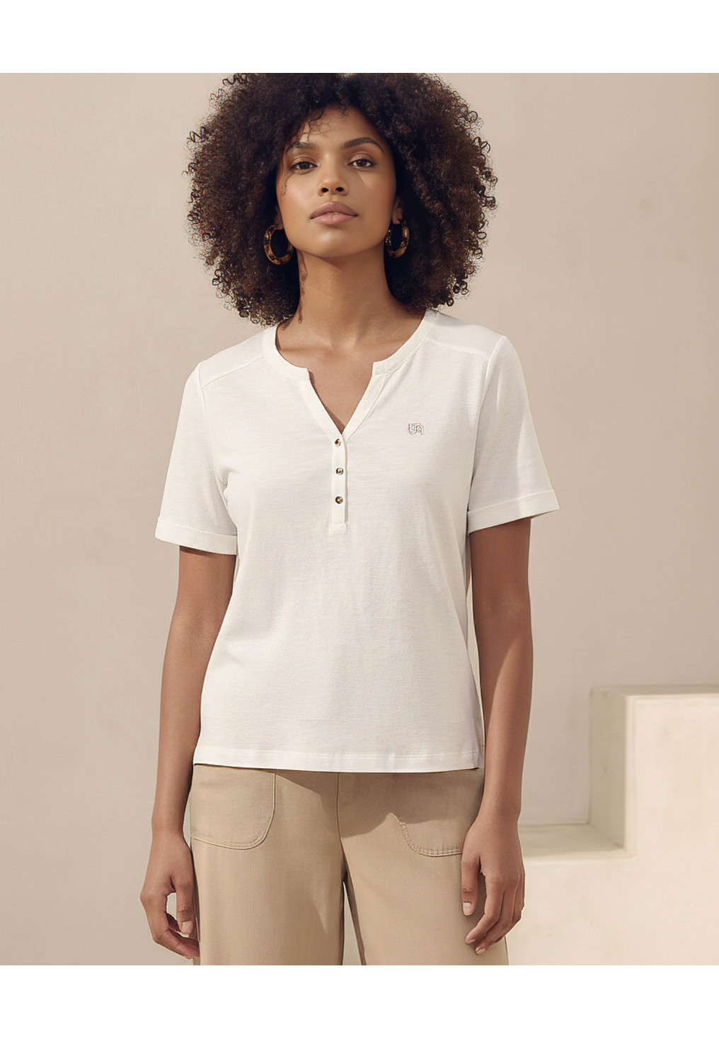 TEE-SHIRT - LANCELOT - OFF WHITE - Un Jour Ailleurs
