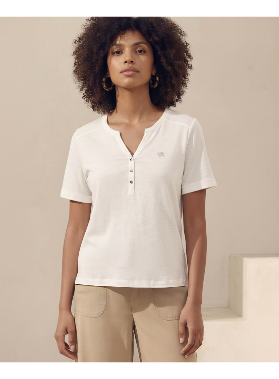 TEE-SHIRT - LANCELOT - OFF WHITE - Un Jour Ailleurs