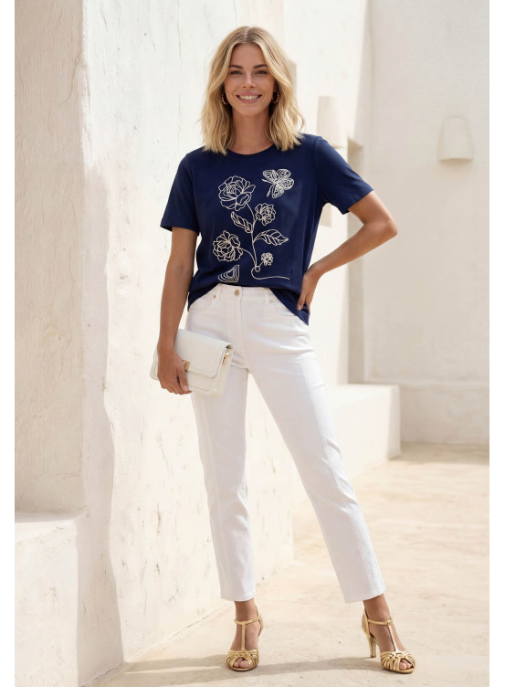 TEE-SHIRT - LISEMAYE - NAVY