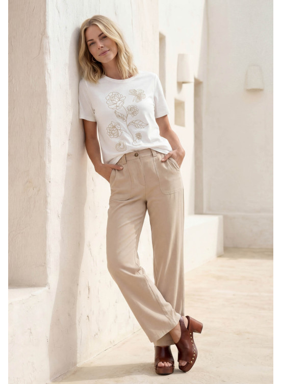 TEE-SHIRT - LISEMAYE - OFF WHITE - Un Jour Ailleurs