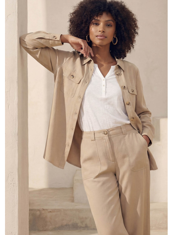 CHEMISE - GARONNE - CAMEL - Un Jour Ailleurs