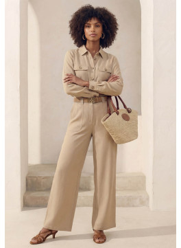 PANTALON - GARONNE - CAMEL - Un Jour Ailleurs