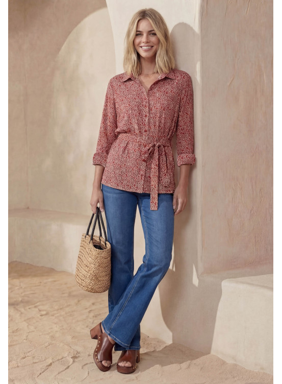 CHEMISE 100% COTON - GOAL - CAYENNE - Un Jour Ailleurs