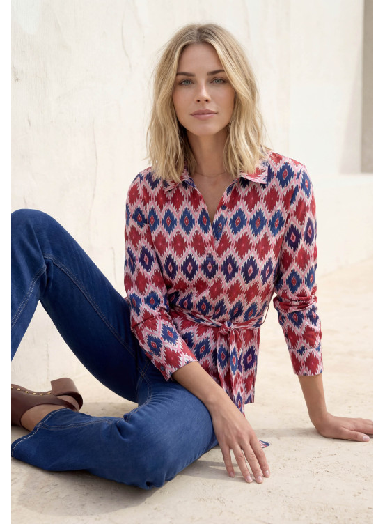 CHEMISE 100% COTON - GOAL - NAVY