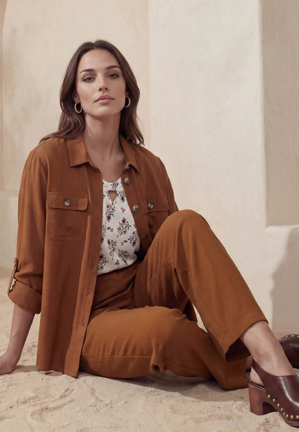 CHEMISE - GARONNE - CHATAIGNE - Un Jour Ailleurs