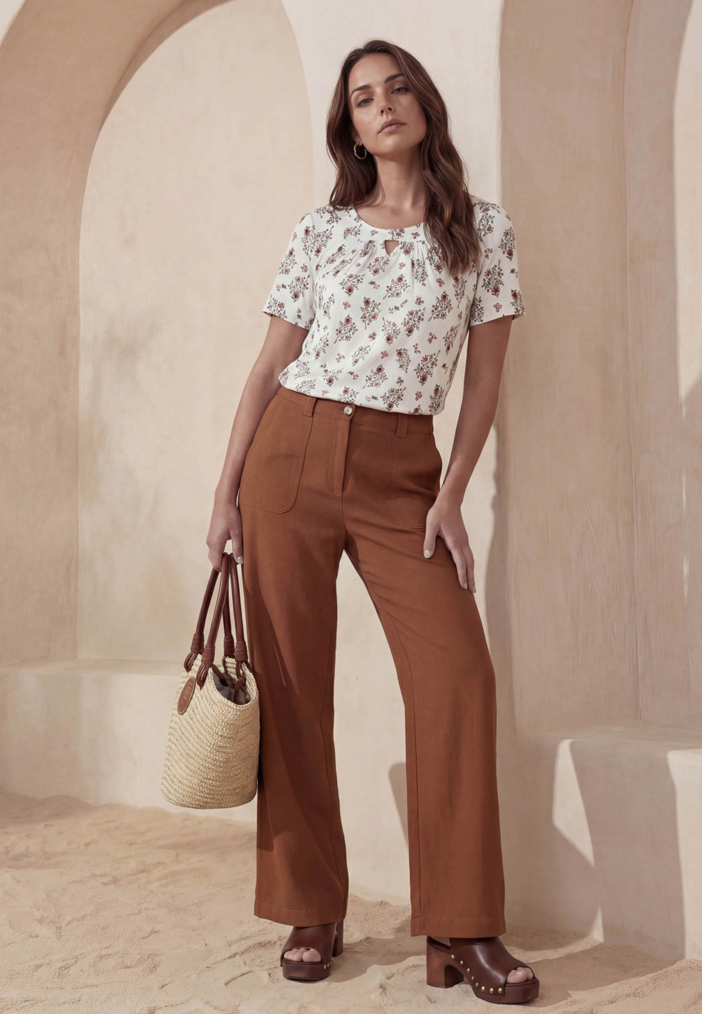 PANTALON - GARONNE - CHATAIGNE