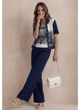 CHEMISE - LENA - MARINE - Un Jour Ailleurs