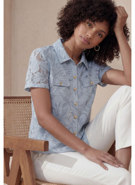 CHEMISE - LYLITA - SKY