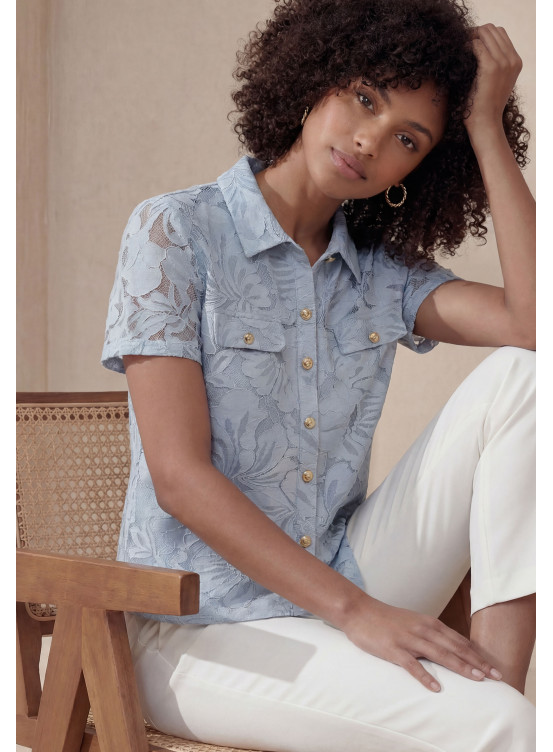 CHEMISE - LYLITA - SKY - Un Jour Ailleurs