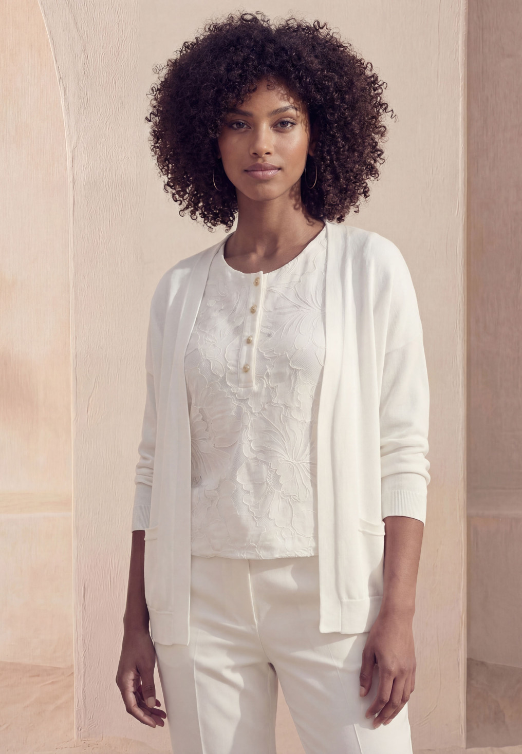 GILET - LABELLE - OFF WHITE - Un Jour Ailleurs