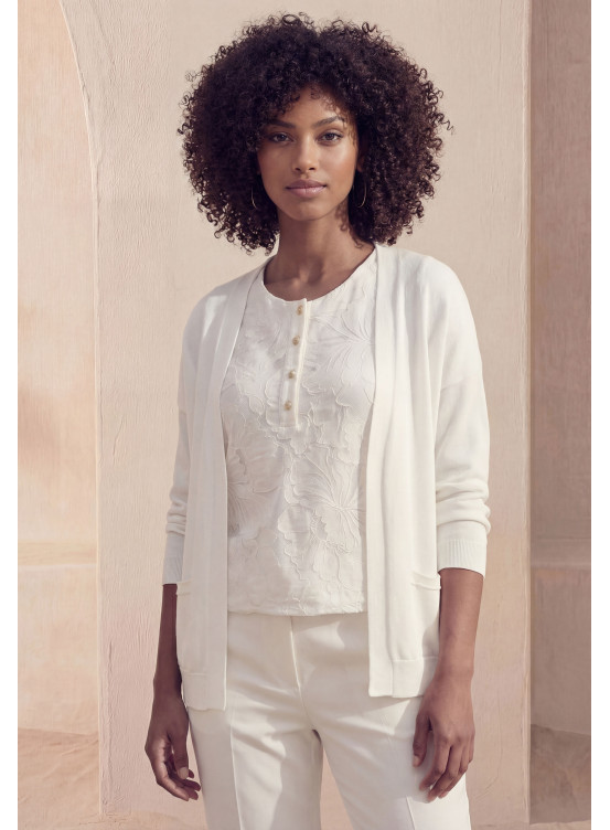 GILET - LABELLE - OFF WHITE - Un Jour Ailleurs