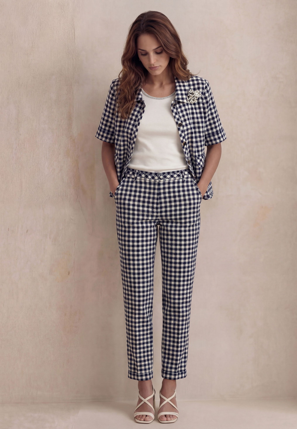 PANTALON - LAZARINE - MARINE