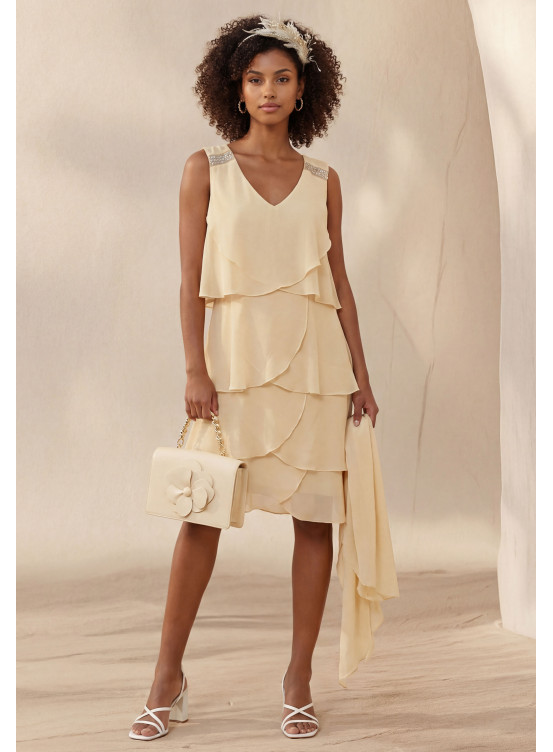 ROBE - LANILO - VANILLE