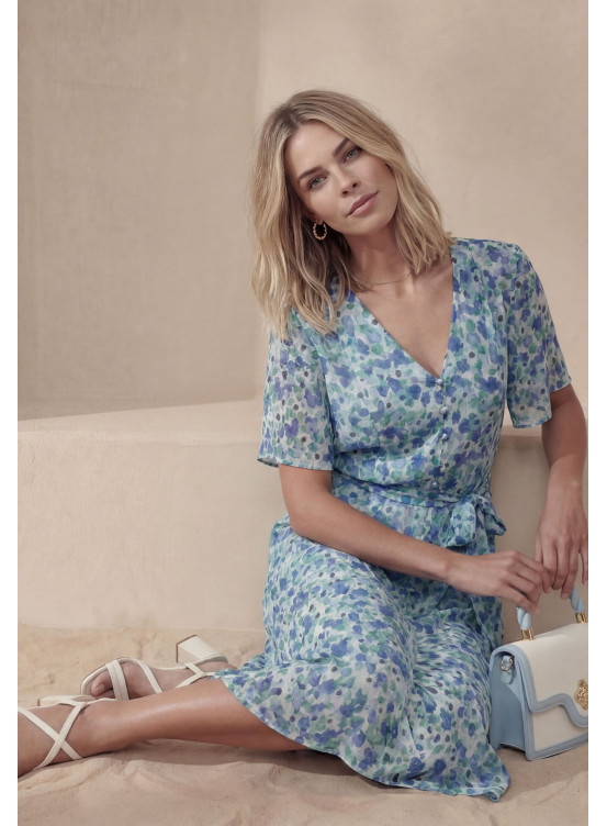 ROBE - LEONTHINE - PURPLE - Un Jour Ailleurs