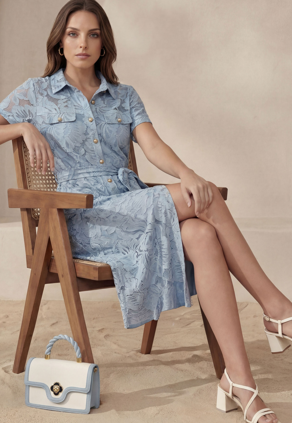 ROBE - LYLITA - SKY - Un Jour Ailleurs