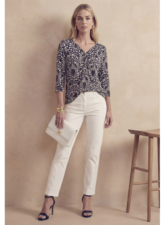 T-SHIRT - LAURE - MARINE - Un Jour Ailleurs