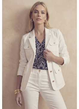 VESTE - LATINA - BLANC - Un Jour Ailleurs