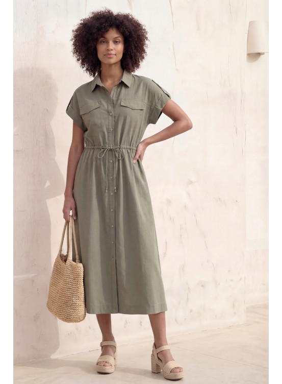 ROBE - LOUVA - KAKI - Un Jour Ailleurs