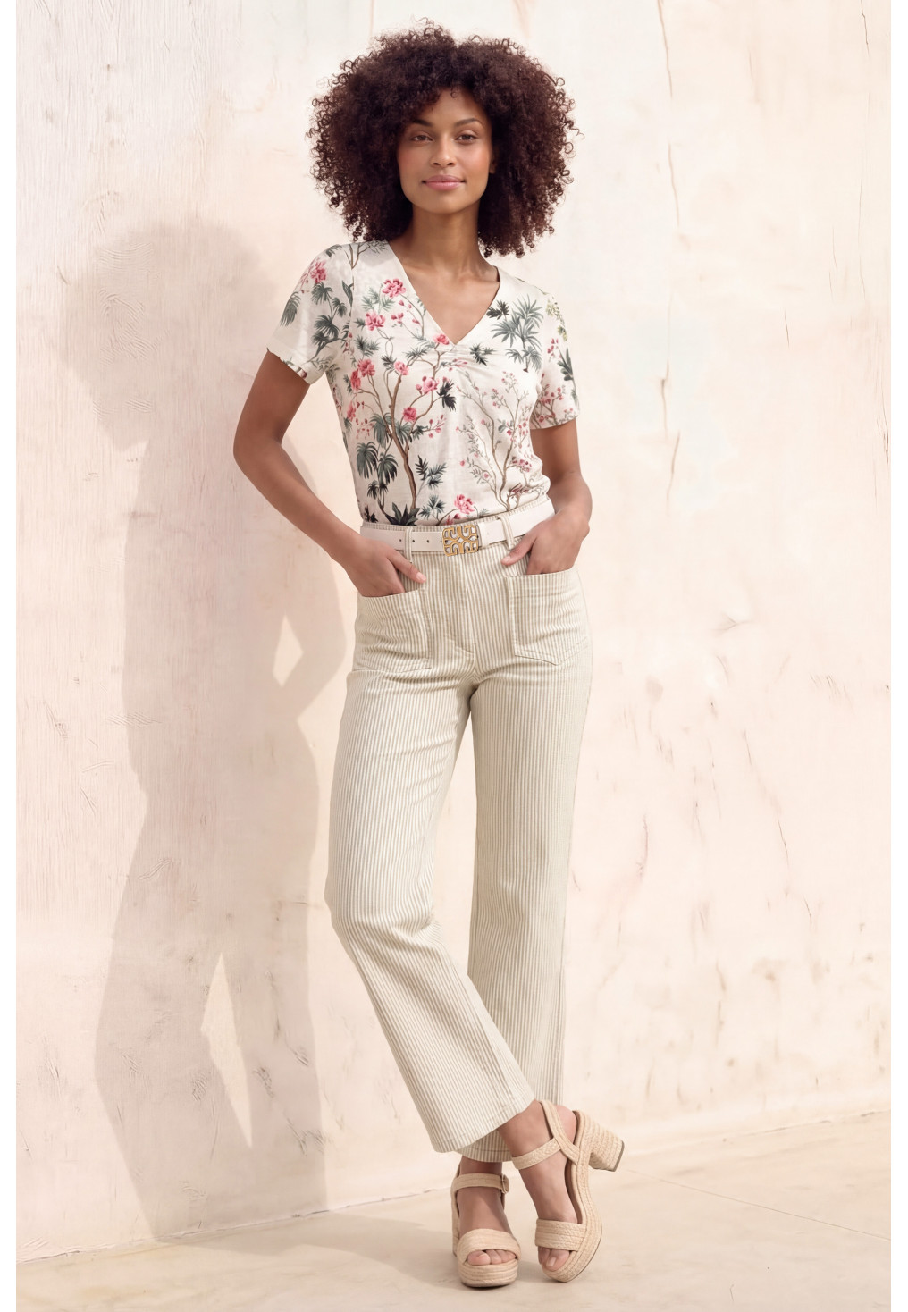 T-SHIRT - LUCETTE - OFF WHITE - Un Jour Ailleurs