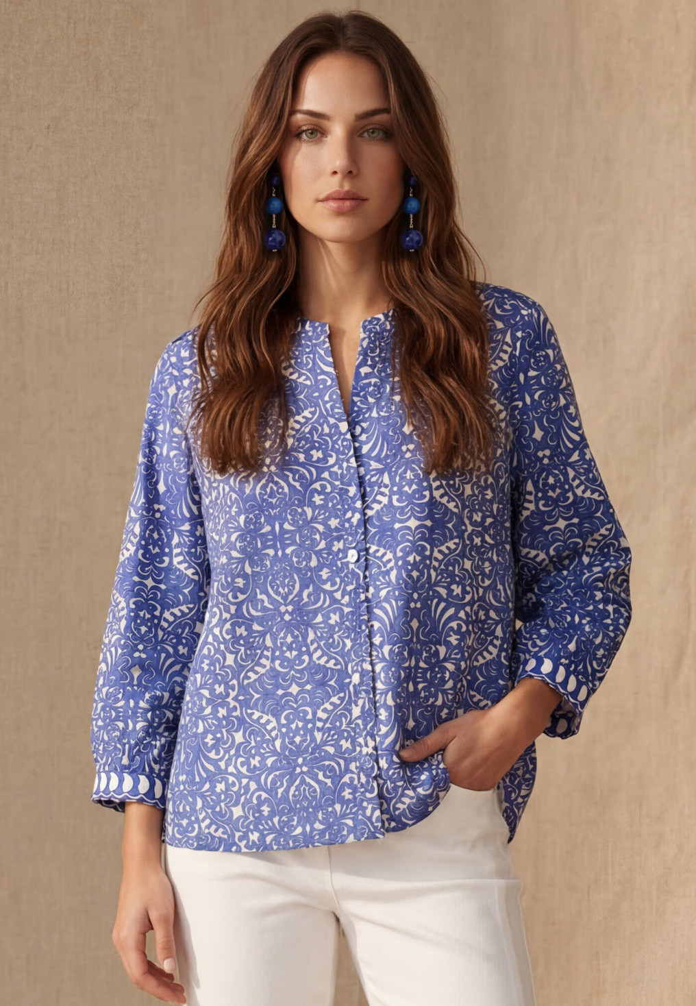 CHEMISE - LUCE - ROYAL - Un Jour Ailleurs