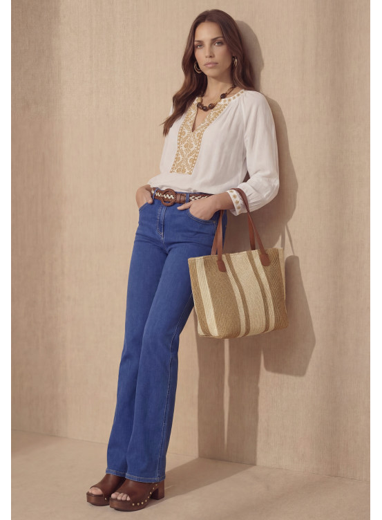 BLOUSE - LIVIA - CREME - Un Jour Ailleurs