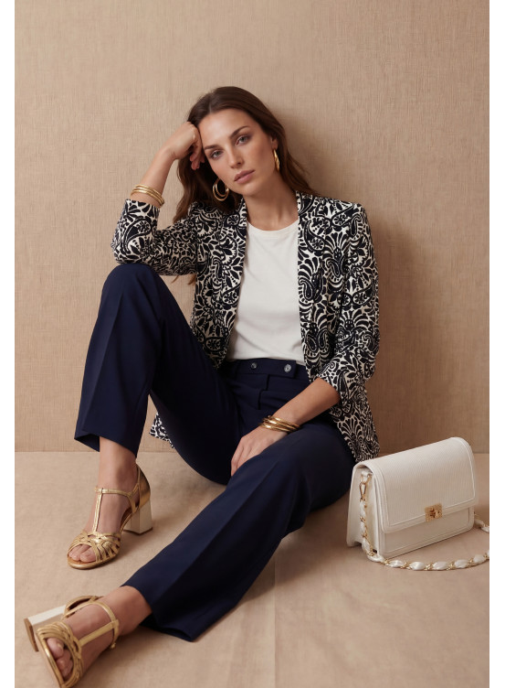 VESTE - LIZAR - MARINE - Un Jour Ailleurs