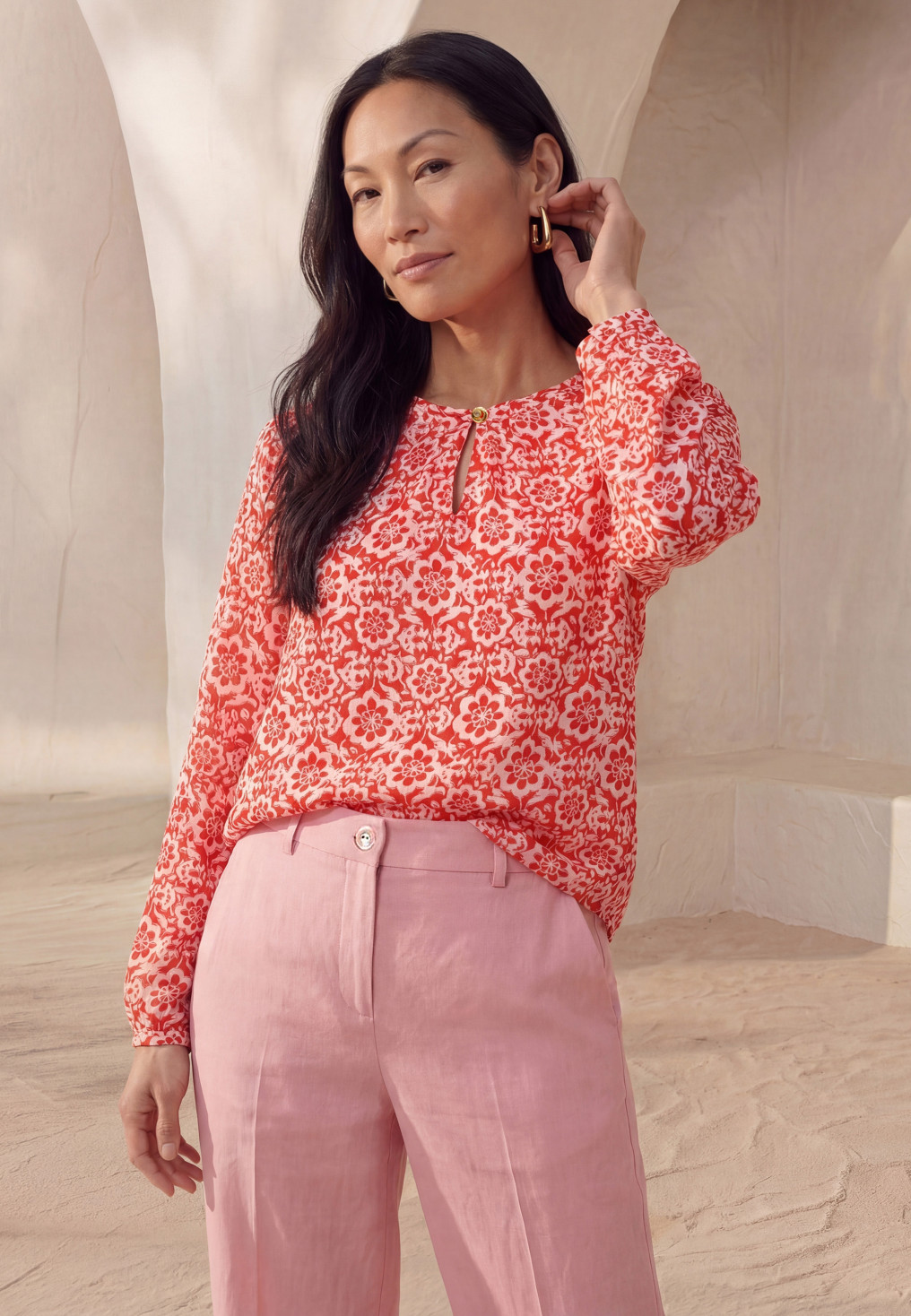 BLOUSE - GLAMOUR - SANGUINE - Un Jour Ailleurs