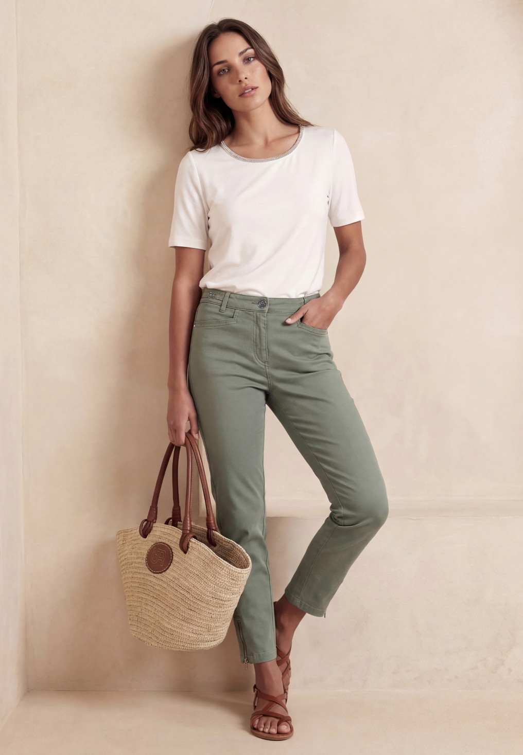 JEAN SLIM 7/8E - LUCIEN - SAUGE - Un Jour Ailleurs