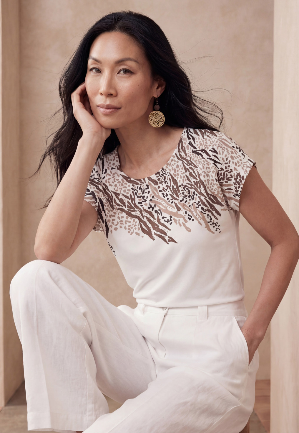 TEE-SHIRT - LILDA - OFF WHITE - Un Jour Ailleurs