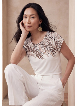 TEE-SHIRT - LILDA - OFF WHITE - Un Jour Ailleurs