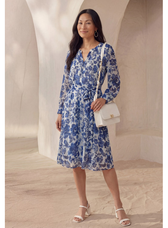 ROBE - LIANA - BLUE - Un Jour Ailleurs