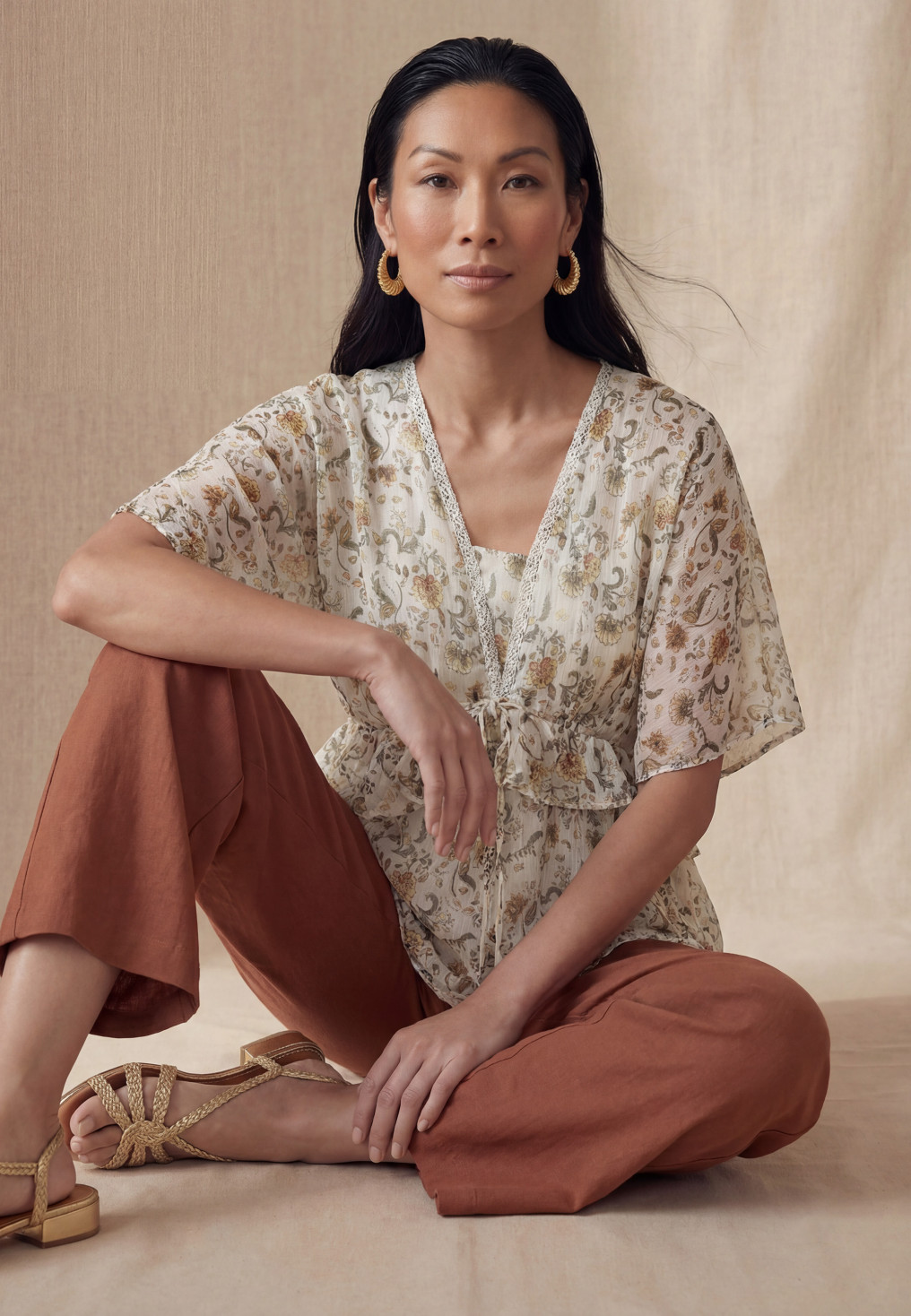 BLOUSE - LORETTA - CREME - Un Jour Ailleurs