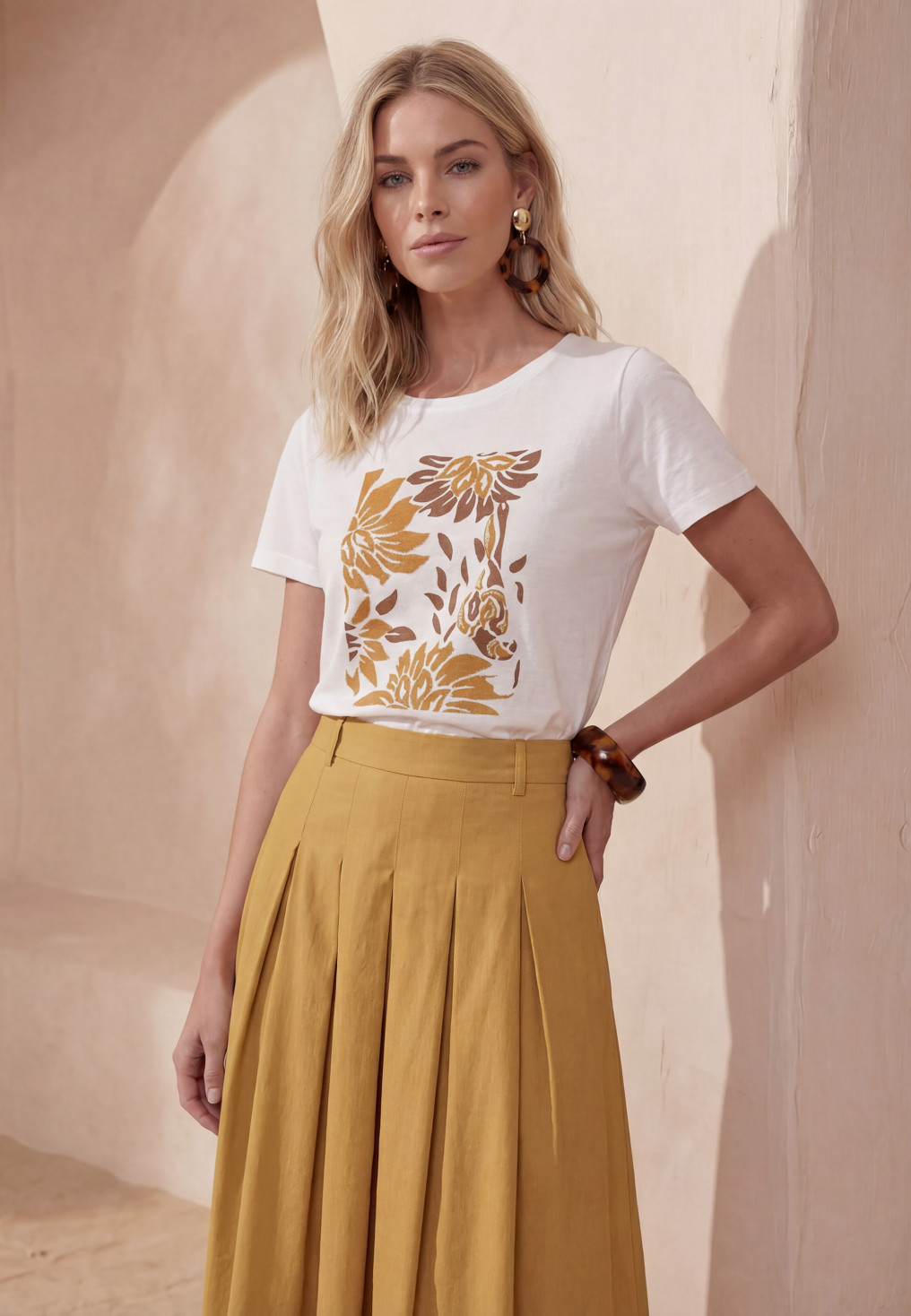 TEE-SHIRT - LEONARD - OFF WHITE - Un Jour Ailleurs