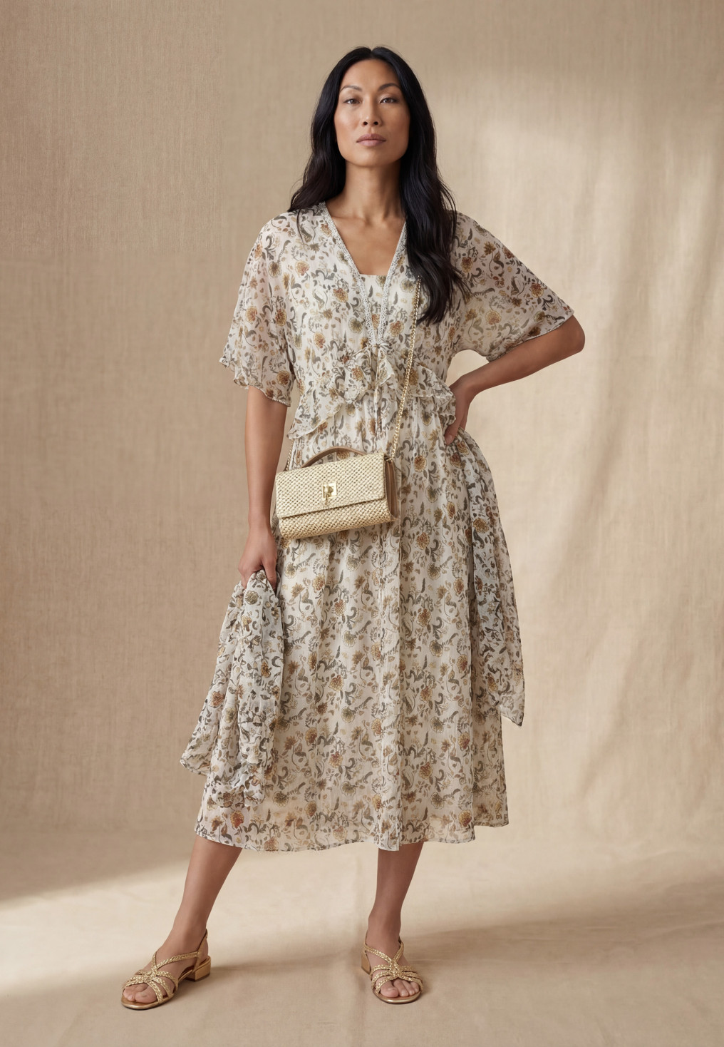 ROBE - LORETTA - CREME - Un Jour Ailleurs