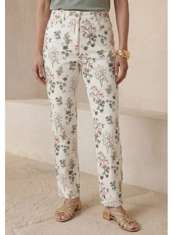 PANTALON - LOUPPA - CREME - Un Jour Ailleurs